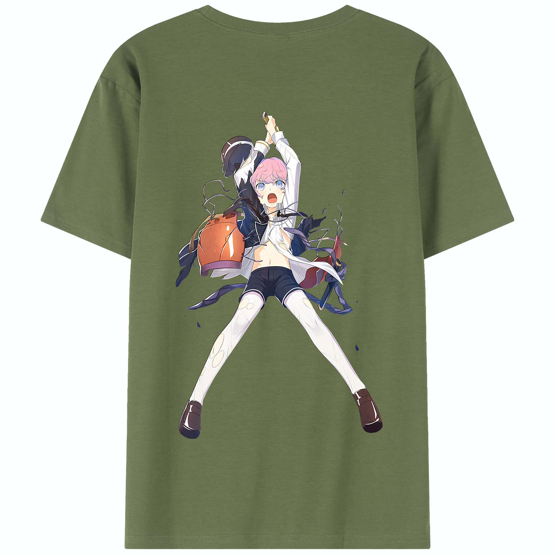 （画像用） 刀剣乱舞 Touken Ranbu 綿100％半袖Tシャツ（背面プリント）